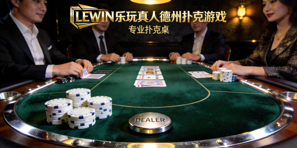 LEWIN乐玩真人德州扑克游戏 - 专业扑克桌